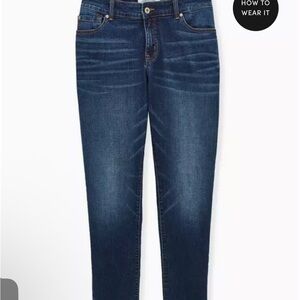 Torrid Dark Blue Boyfriend Jeans 16R